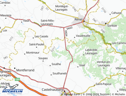 Mappa MICHELIN La Pomarède - ViaMichelin