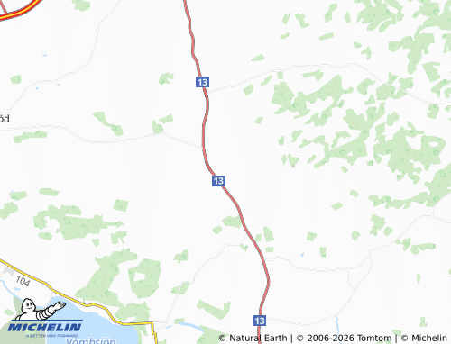 Carte MICHELIN Östraby - ViaMichelin