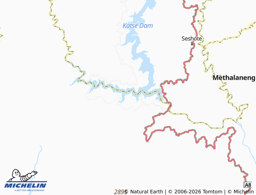 MICHELIN Bokong map - ViaMichelin