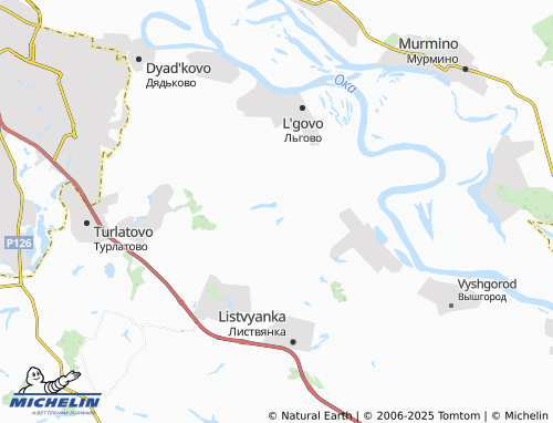 MICHELIN Glebovo map - ViaMichelin