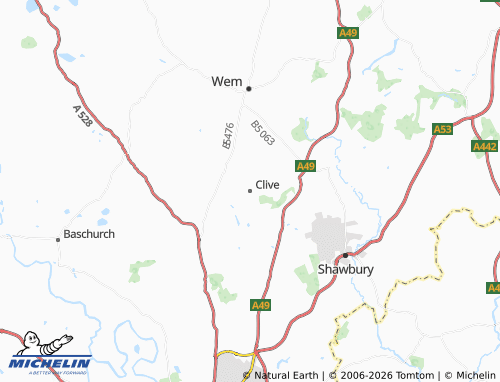Carte MICHELIN Clive - ViaMichelin