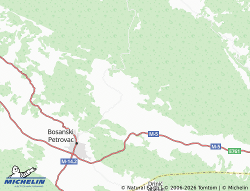 Mappa MICHELIN Smoljana - ViaMichelin