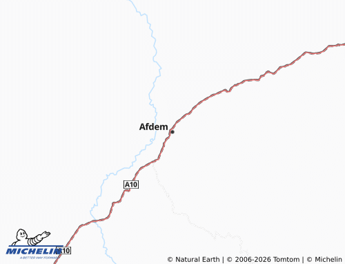 MICHELIN Afdem map - ViaMichelin