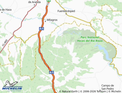 MICHELIN Villaverde de Montejo map - ViaMichelin