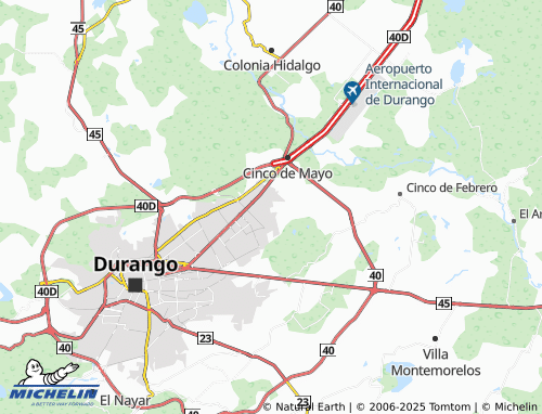 MICHELIN Villas del Guadiana IV map - ViaMichelin