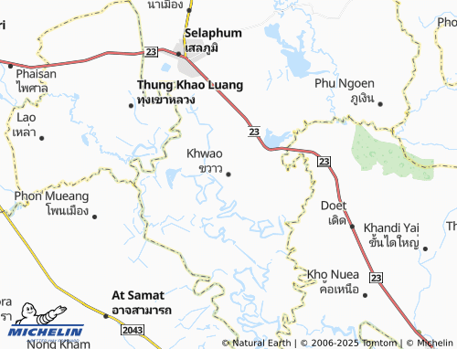 MICHELIN Khwao map - ViaMichelin