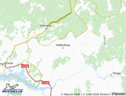 Mapa MICHELIN Valdeolivas - ViaMichelin