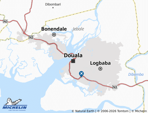 MICHELIN-Landkarte Akwa I - ViaMichelin