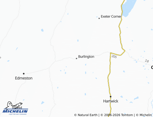 Mapa MICHELIN Burlington - ViaMichelin
