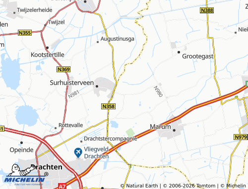 MICHELIN-Landkarte Opende - ViaMichelin