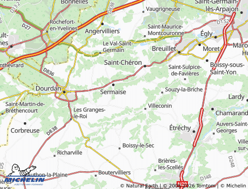 Carte MICHELIN Blancheface - ViaMichelin