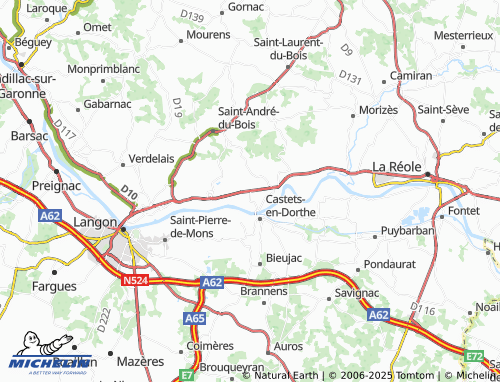 MICHELIN Saint-Martin-de-Sescas map - ViaMichelin