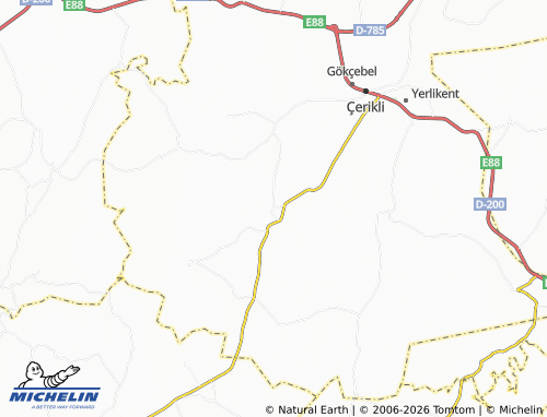 MICHELIN Tavaözü map - ViaMichelin