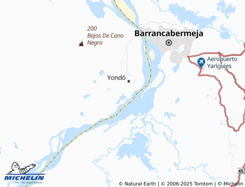 MICHELIN La Represa map - ViaMichelin