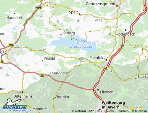 MICHELIN Veitserlbach map - ViaMichelin
