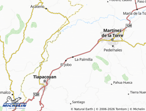 Mapa MICHELIN Santa Consuelo - ViaMichelin