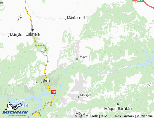 MICHELIN Râșca map - ViaMichelin