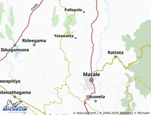 MICHELIN Polwatta1 map - ViaMichelin