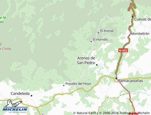MICHELIN Guisando map - ViaMichelin