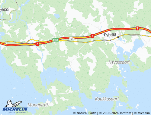 MICHELIN Ylikylä map - ViaMichelin