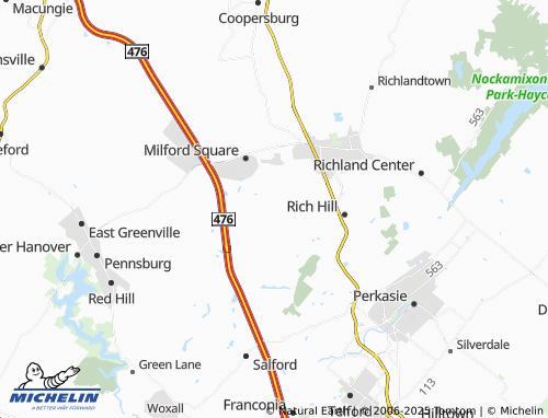 Carte MICHELIN Trumbauersville - ViaMichelin