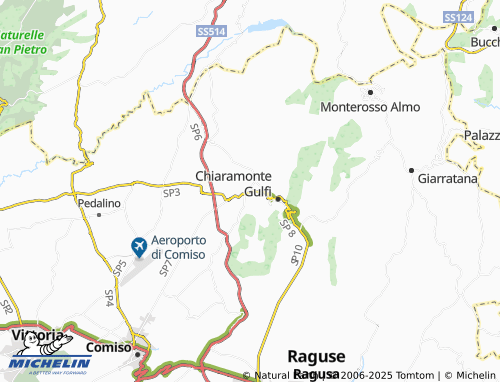 MICHELIN Villaggio Gulfi map - ViaMichelin