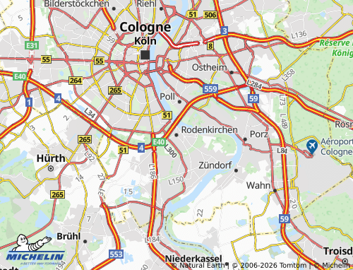 MICHELIN Rodenkirchen map - ViaMichelin