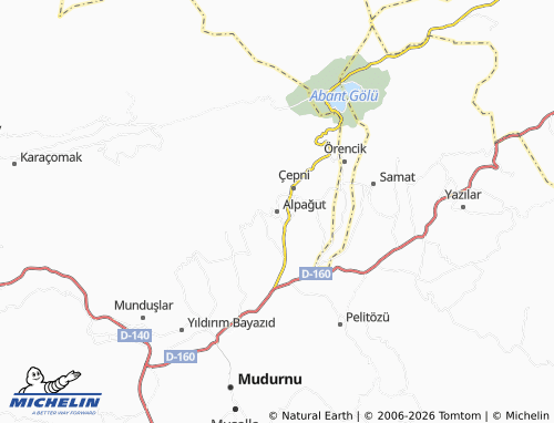 Mappa MICHELIN Alpağut - ViaMichelin