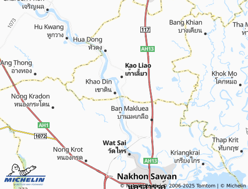 MICHELIN Maha Phot map - ViaMichelin