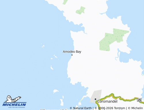 MICHELIN-Landkarte Amodeo Bay - ViaMichelin