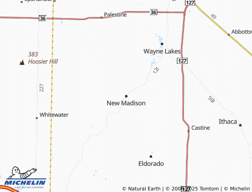 MICHELIN New Madison map - ViaMichelin
