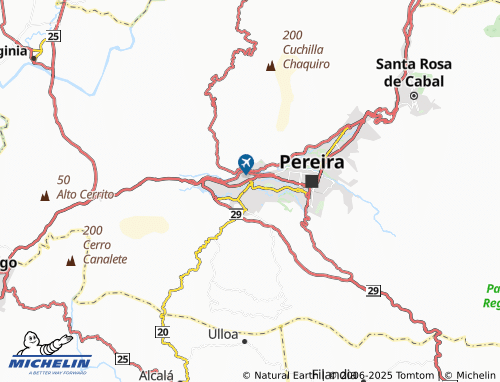 MICHELIN La Independencia map - ViaMichelin