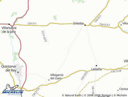 MICHELIN Casas de Juan Fernández map - ViaMichelin