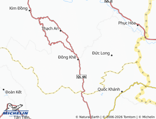 Mapa MICHELIN Thạch An - ViaMichelin