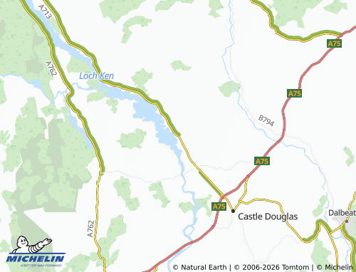 Mappa MICHELIN Crossmichael - ViaMichelin