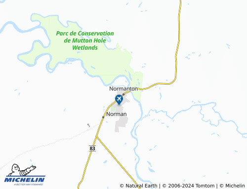 Mapa MICHELIN Normanton - ViaMichelin