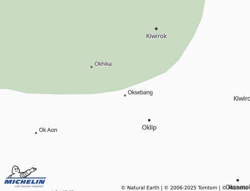 MICHELIN Oksebang map - ViaMichelin
