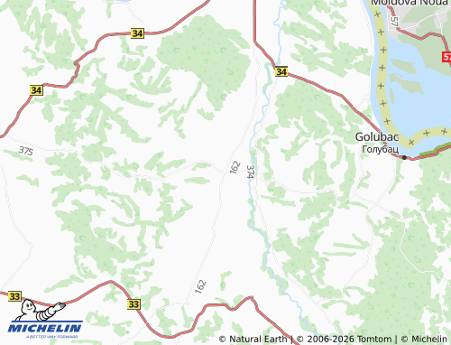 Carte MICHELIN Srednjevo - ViaMichelin