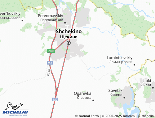 MICHELIN Bol'shiye Ozerki map - ViaMichelin