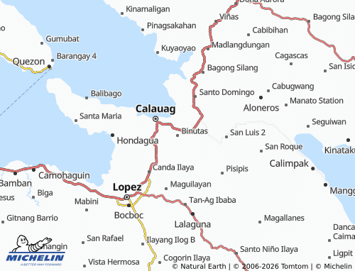 MICHELIN Binutas map - ViaMichelin
