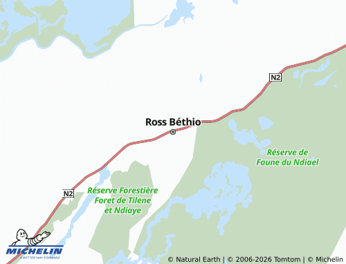 Mappa MICHELIN Ross Béthio - ViaMichelin