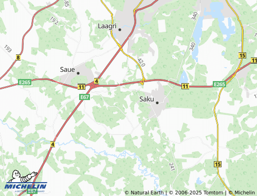 MICHELIN Juuliku map - ViaMichelin