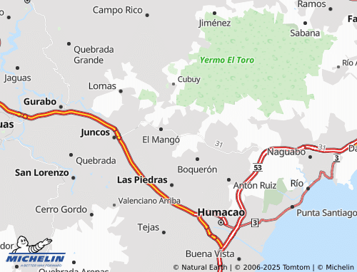 MICHELIN Pueblito del Río map - ViaMichelin
