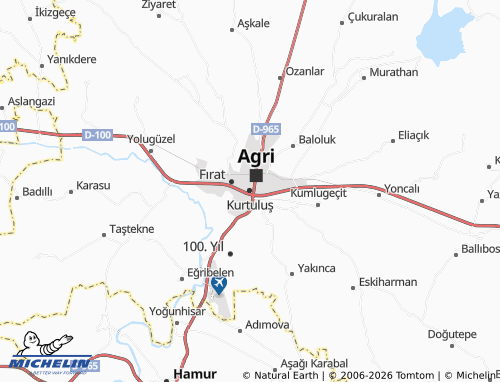 MICHELIN Kurtuluş map - ViaMichelin