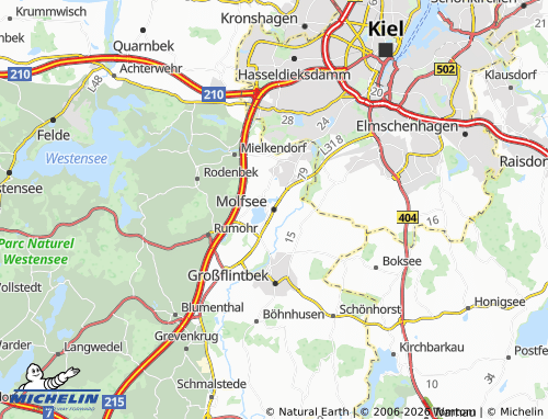 Kaart MICHELIN Molfsee - ViaMichelin