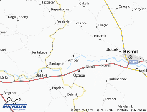 MICHELIN Ambar map - ViaMichelin