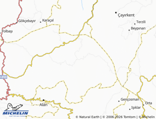 Mappa MICHELIN Özalan - ViaMichelin