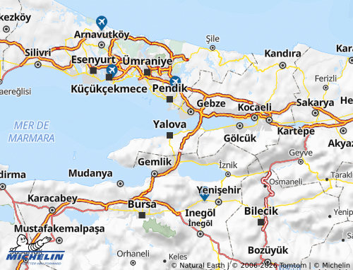 Mapa MICHELIN Çiftlikköy - ViaMichelin
