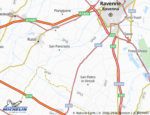 Mappa MICHELIN Roncalceci - ViaMichelin