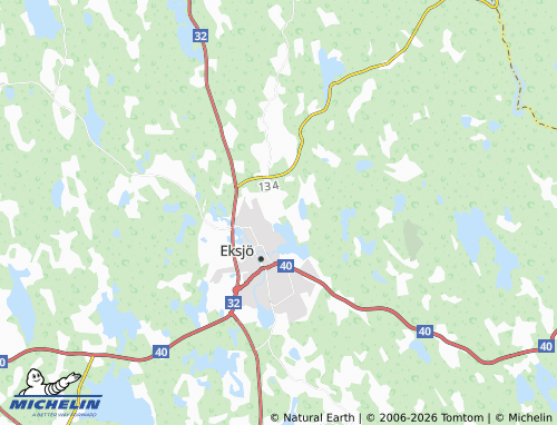 MICHELIN Lilla Bänarp map - ViaMichelin